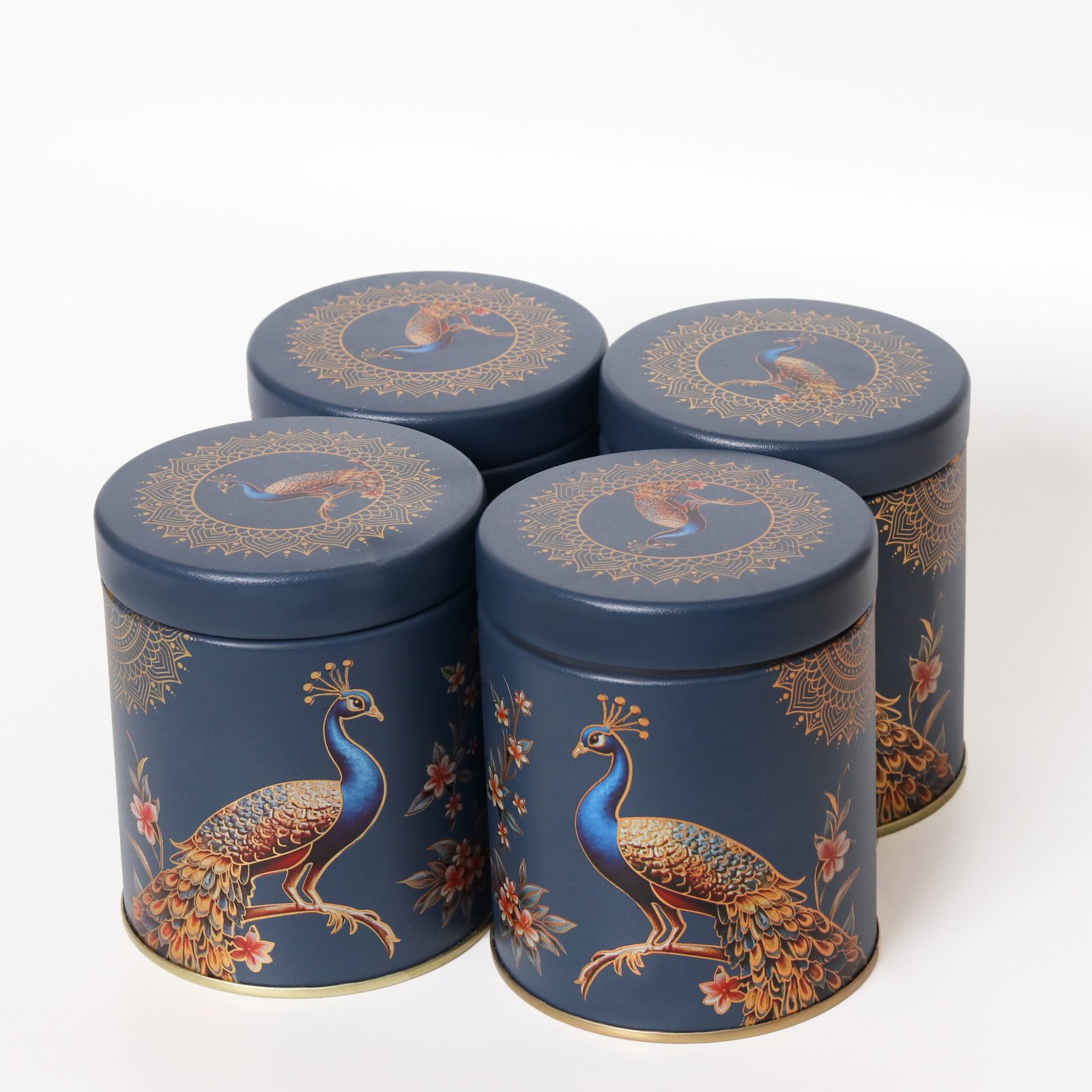 Royal Peacock Treasure Gift Box – Elegant Gift Tin with Premium Almonds, Cashews, Raisins & Apricots | Baasa Foods